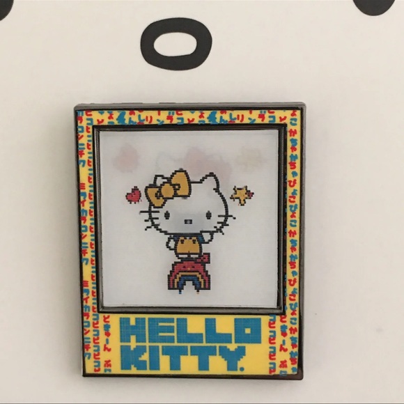 New Sanrio Friend Of The Month Pin Hello Kitty Rainbow NOVEMBER  2019 45th Anniv - Picture 2 of 5